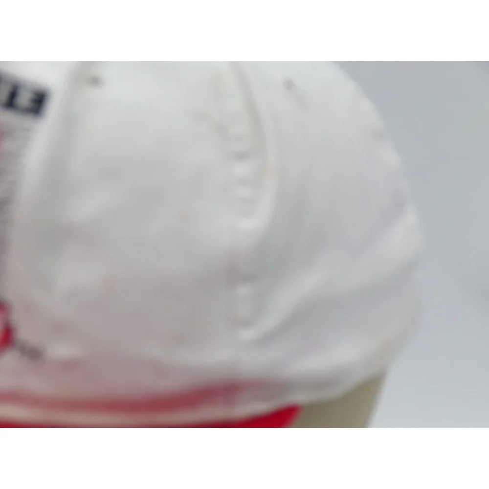 Vintage Ohio State Buckeyes Starter Snapback Hat White Red 90s NCAA Cap Korea